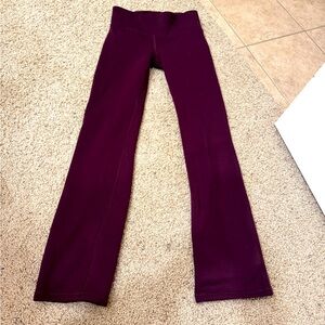 Athleta polarTec fleece-lined Altitude pant. Not legging-skinny flare pant